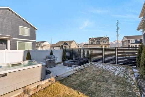 Modern LuxeDen w/ Private Hot Tub + Fenced Yard