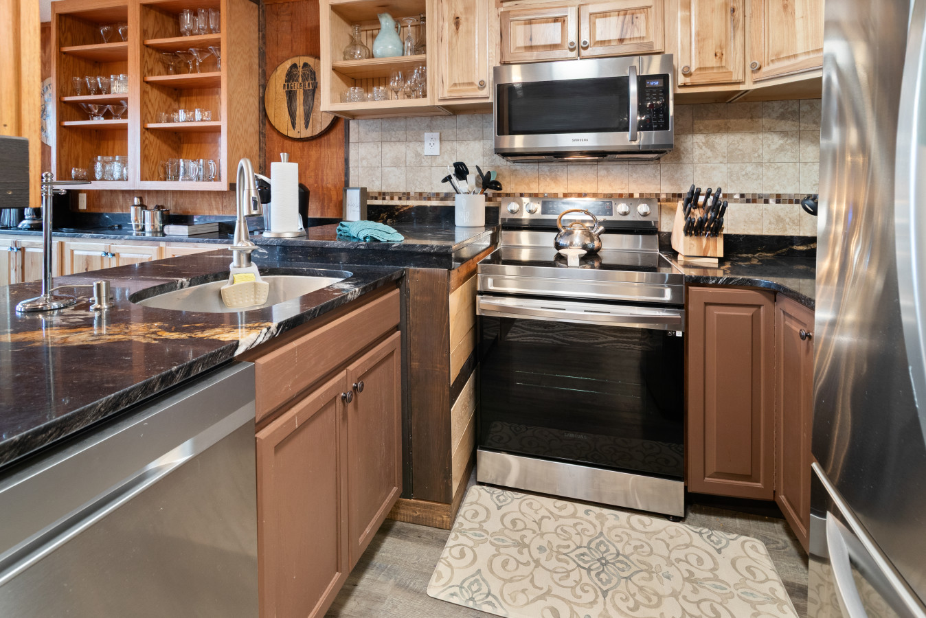 Fully Equipped Kitchen with Stainless Appliances