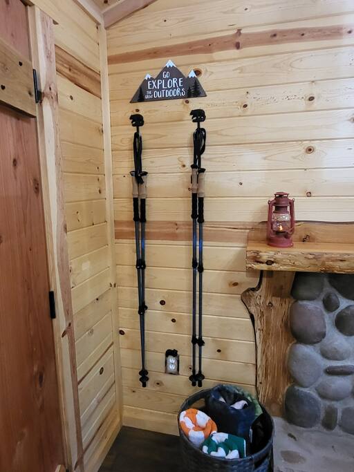 Take a hike. DNR trail located in Paradise Estates.