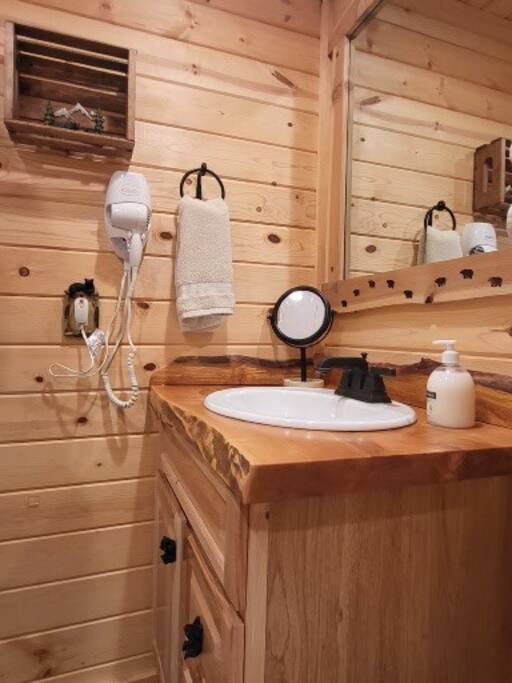 Hair dryer for your use.