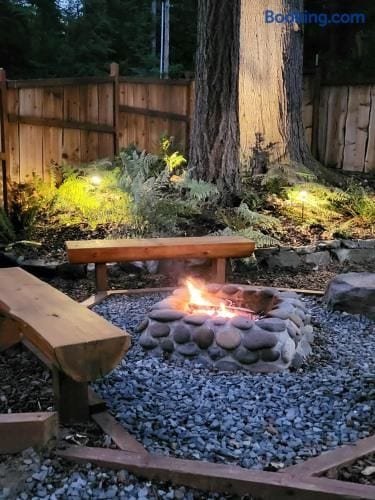 Beautiful setting for a fire
