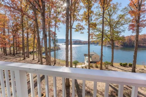 View from deck