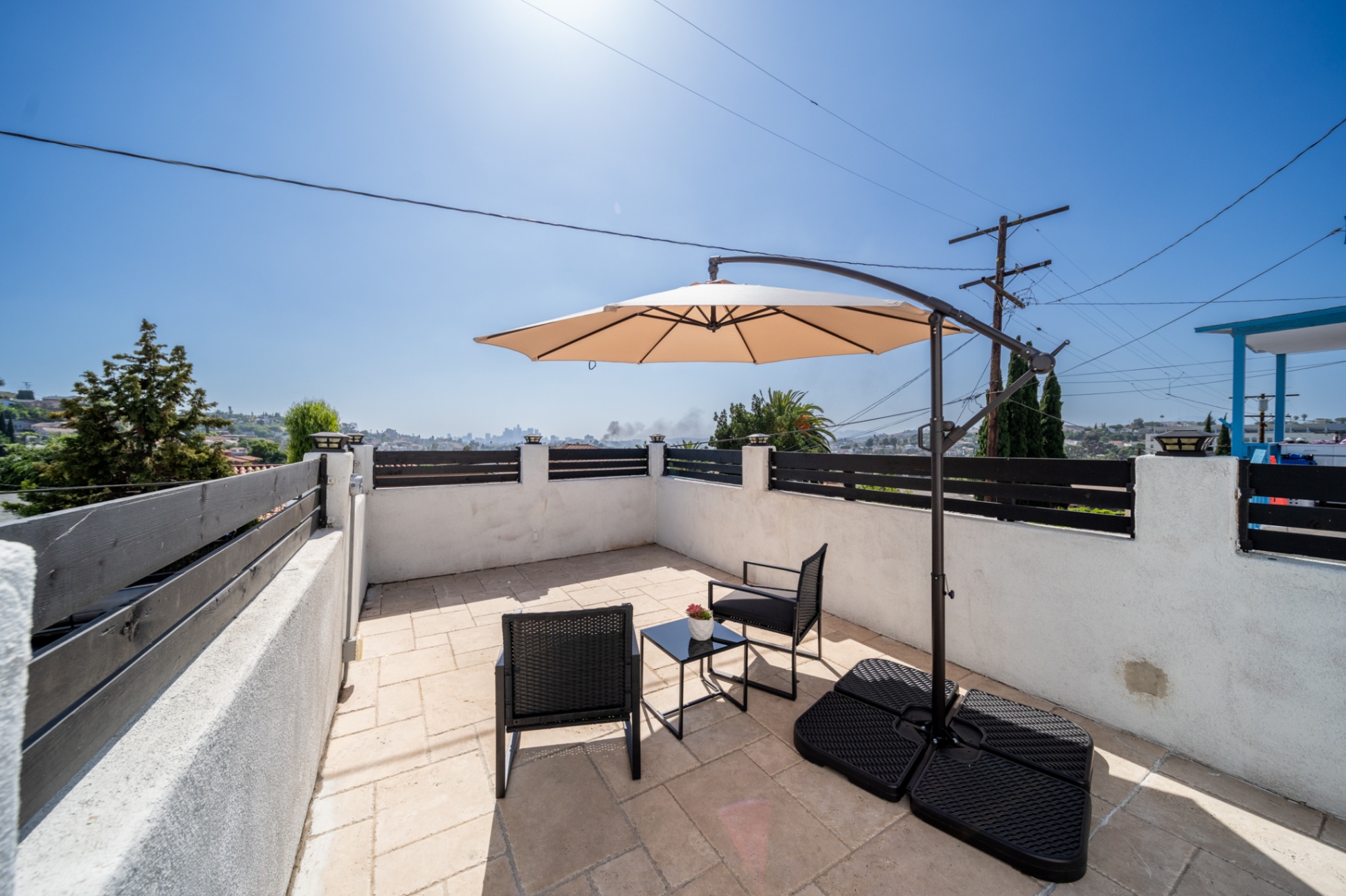 Front Deck with DTLA views