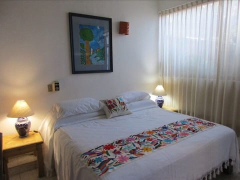 King bed in the bedroom