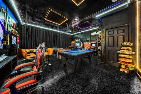 Game Room Paradise  Packed with karaoke, Xbox ️, PS5 , pool table , ping pong , and board games . Endless entertainment for kids, families and kids at heart.