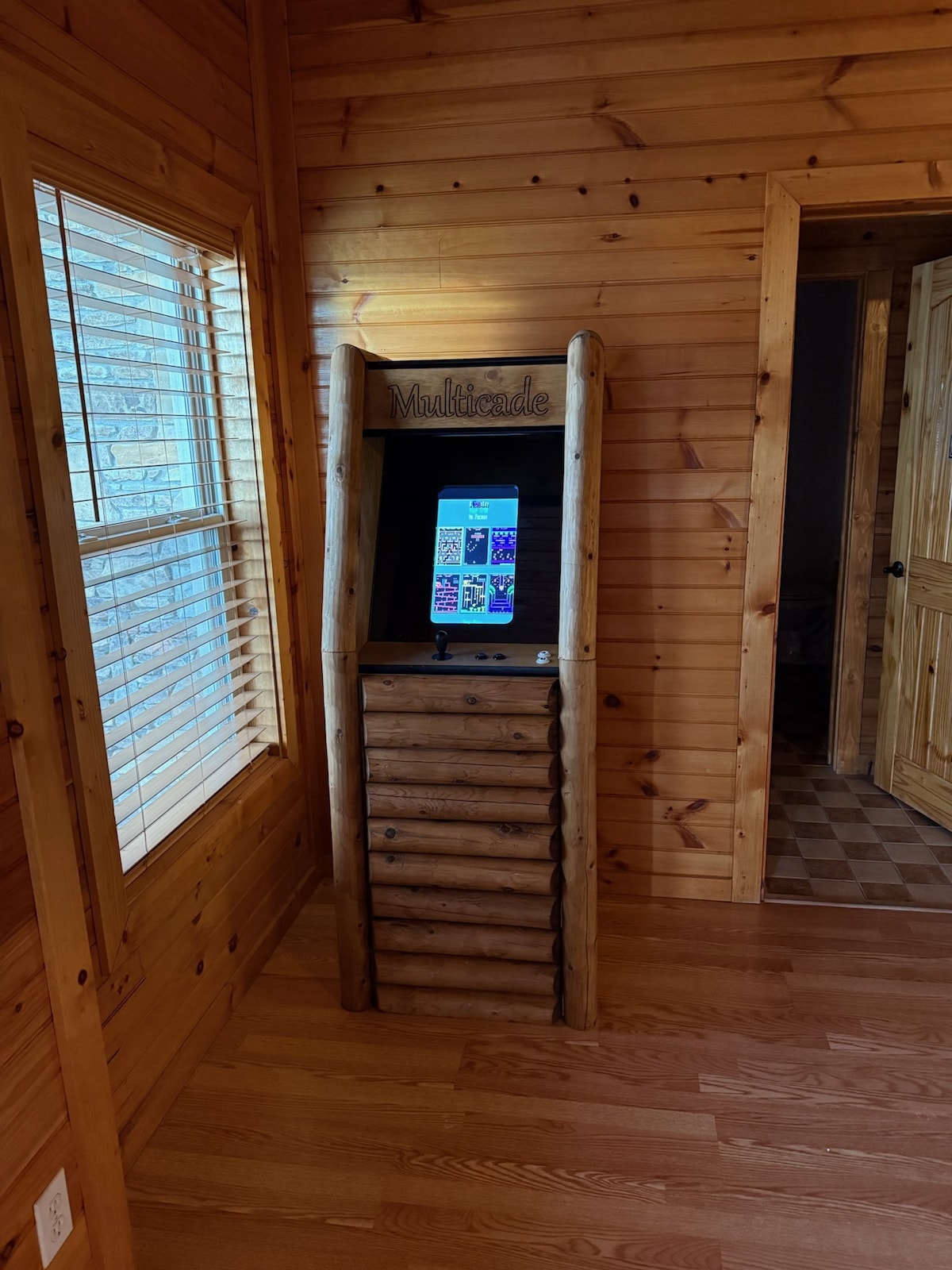 Unleash your competitive spirit with our classic Multicade arcade machine!