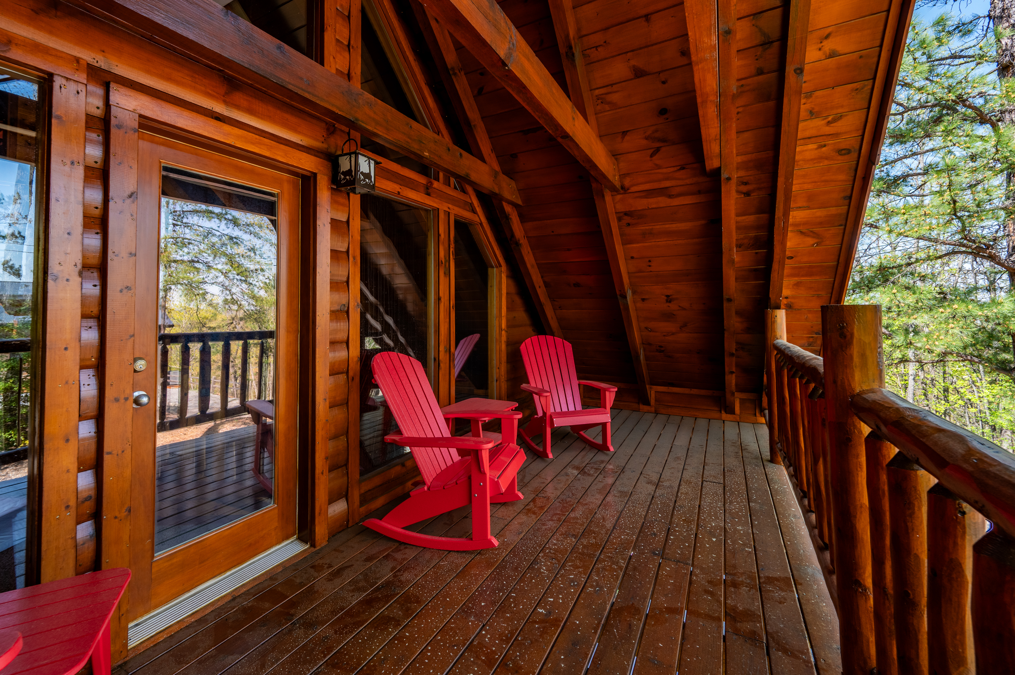 Relax and have a morning coffee on the upper deck