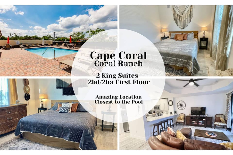 Coral Ranch - Luxury first-floor two-bedroom Condo.  Features 2 king suites.