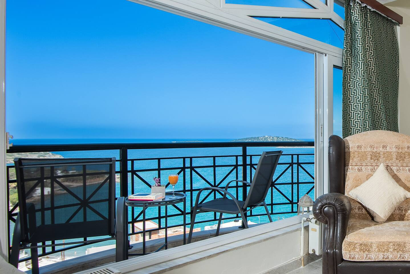 Vasiliki island view house