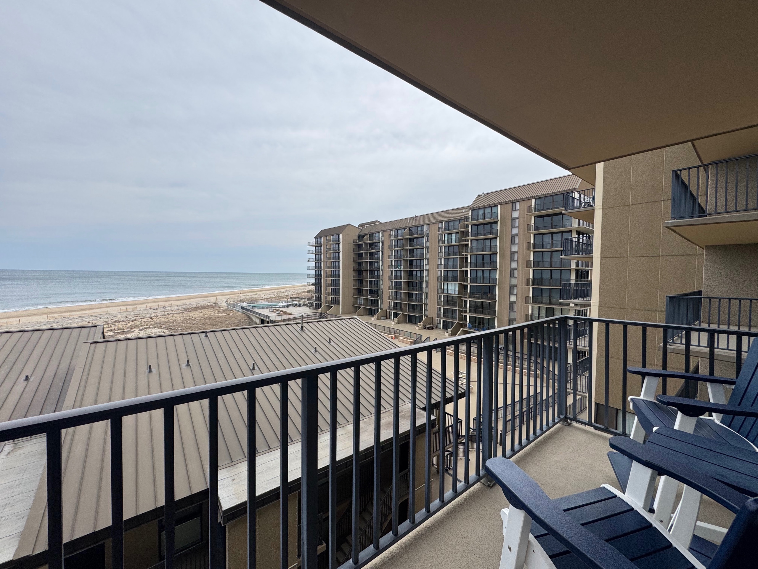 View from balcony.