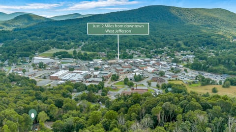 Showing how close we are to West Jefferson for shopping and restuarants