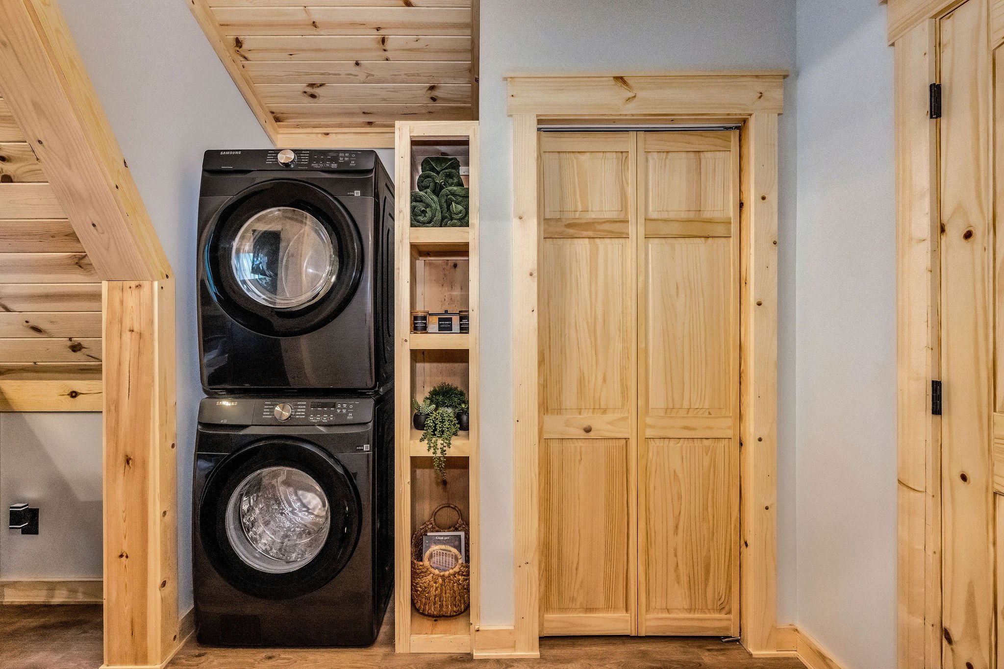 Washer and Dryer area Washer and Dryer area - High Peak Aframe Cabin - West Jefferson