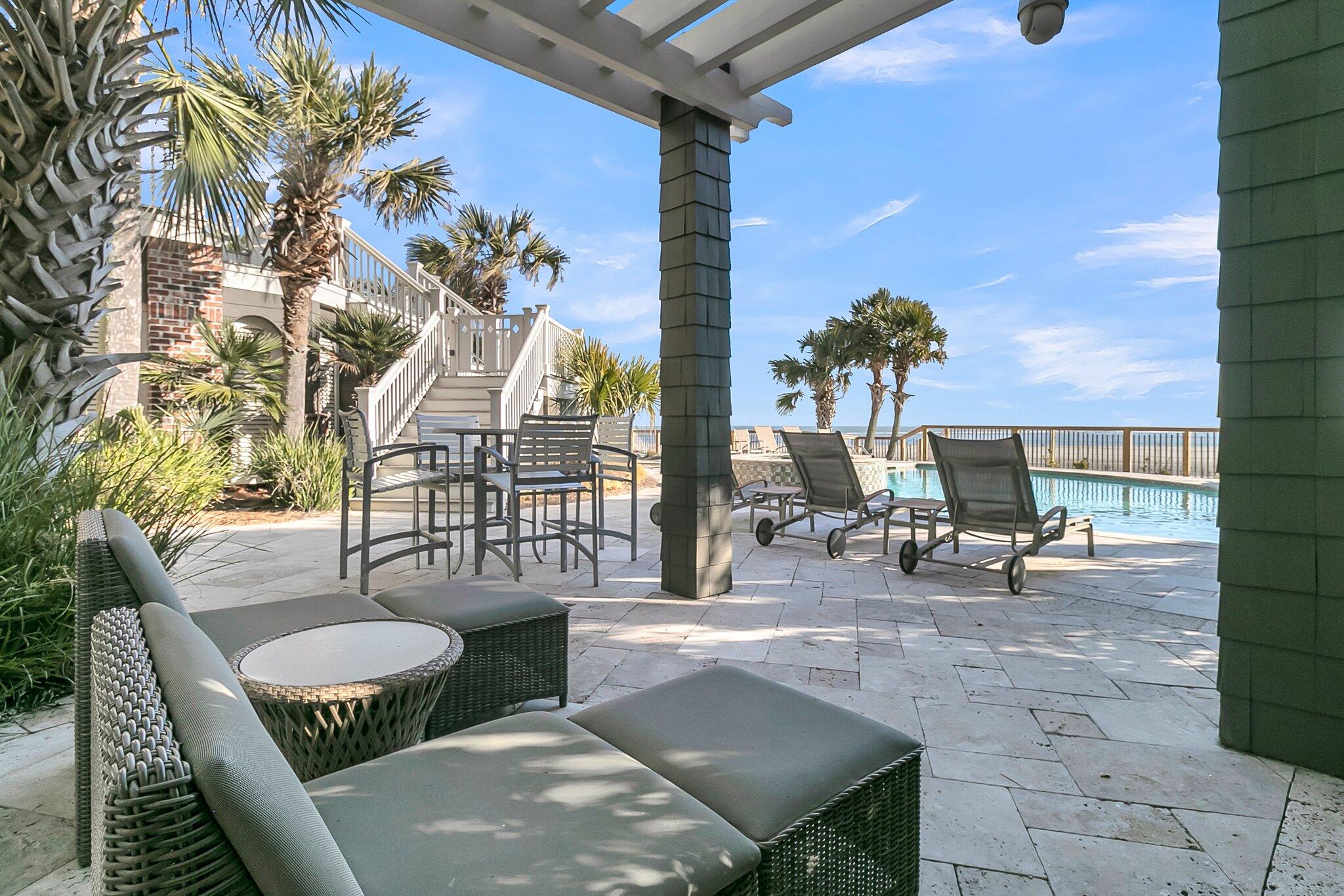 Beachfront villa