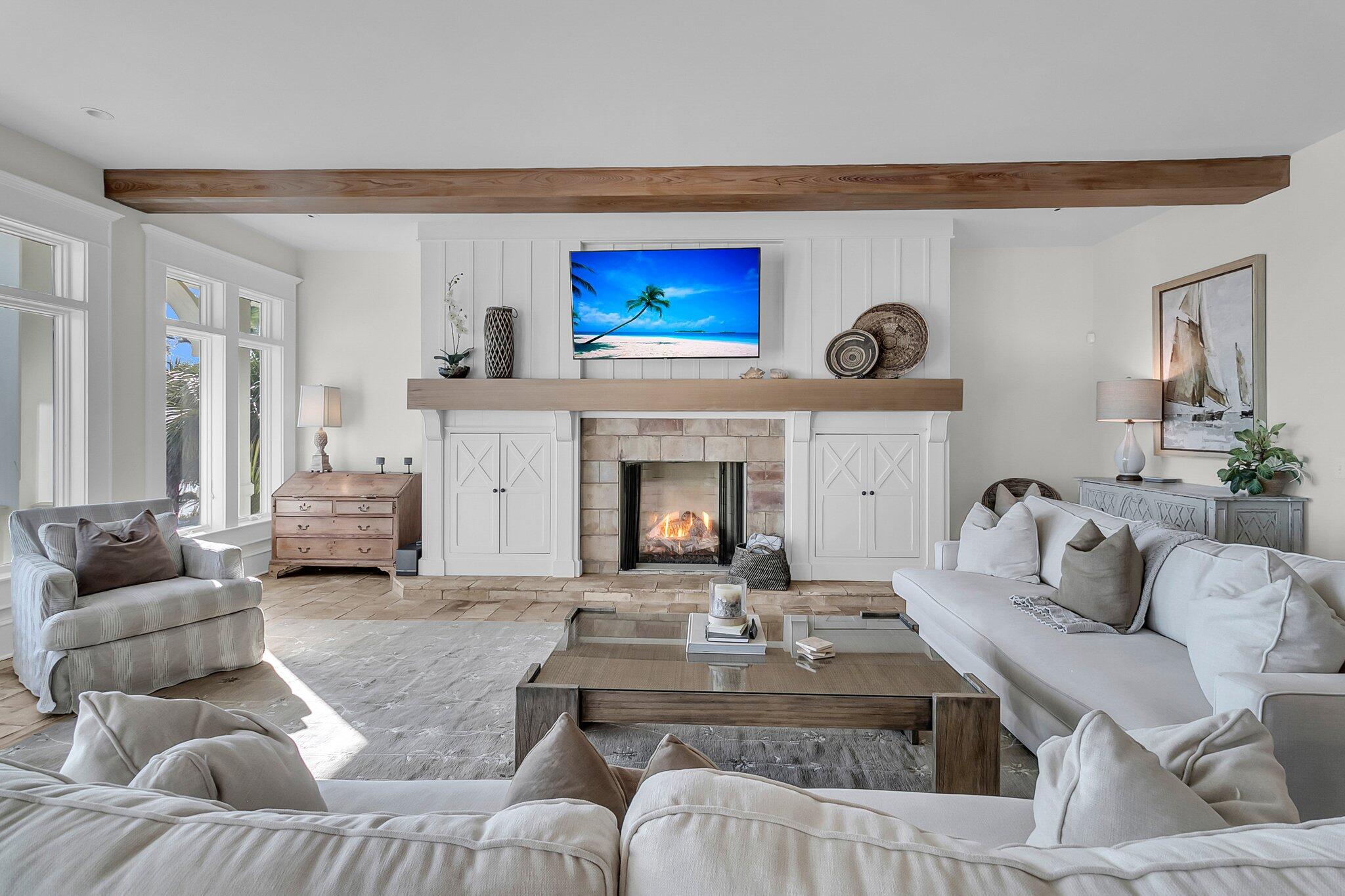 Beachfront villa