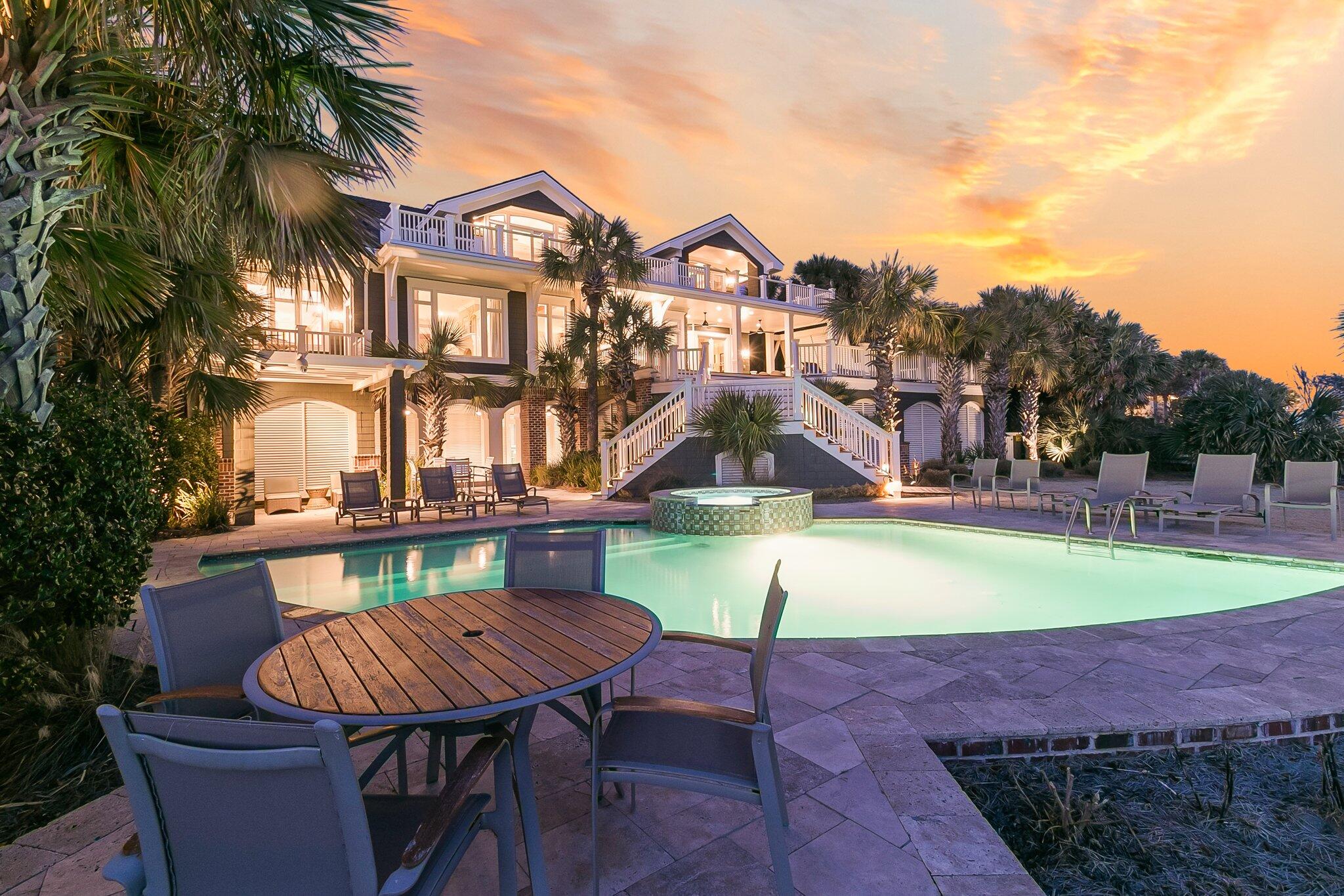 Beachfront villa
