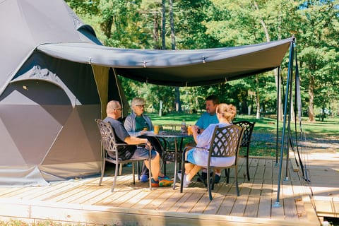 Geodesic Dome Glamping in the Catskills