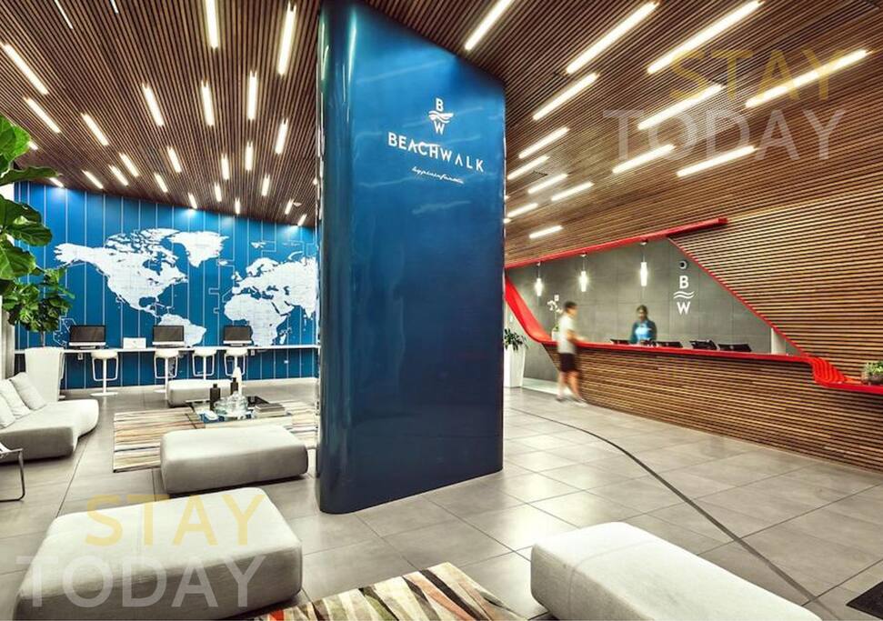 Friendly front desk area, offering convenient assistance during your stay. Whether you need help with check-in or local recommendations, the front desk is here to ensure a smooth and welcoming experience.