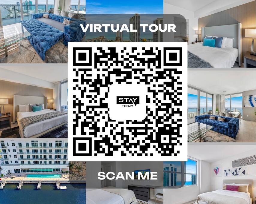 Unlock an exclusive experience with our QR code for a virtual tour of this stunning space! Simply scan and step into a fully immersive walkthrough - get a true feel of every detail before you even arrive. Explore the beauty & comfort of our property.