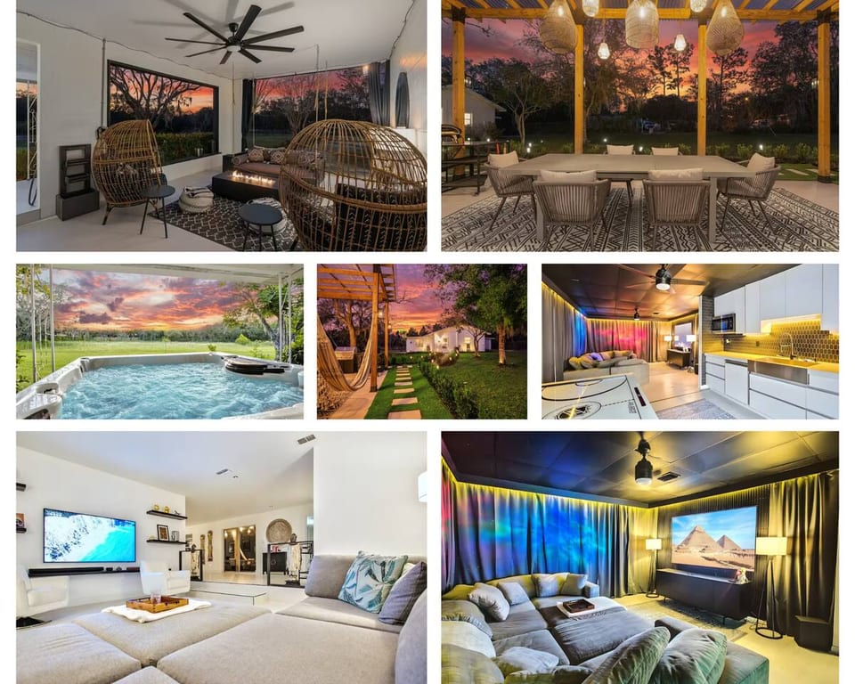 •Private 3 Acre Estate W/ Home Theater & Jacuzzi• 𝙗𝙮 𝙎𝙏𝘼𝙔-𝙏𝙊𝘿𝘼𝙔 | Casa Tallman - Haines City