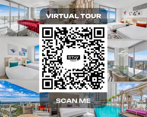 Unlock an exclusive experience with our QR code for a virtual tour of this stunning space! Simply scan and step into a fully immersive walkthrough - get a true feel of every detail before you even arrive. Explore the beauty & comfort of our property.