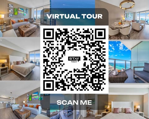Unlock an exclusive experience with our QR code for a virtual tour of this stunning space! Simply scan and step into a fully immersive walkthrough - get a true feel of every detail before you even arrive. Explore the beauty & comfort of our property.