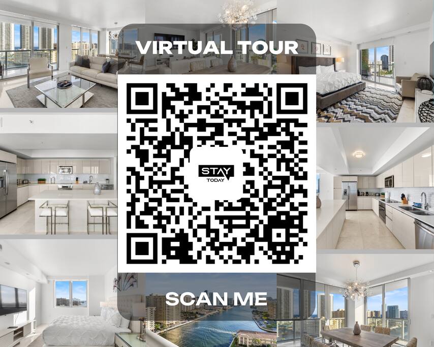 Unlock an exclusive experience with our QR code for a virtual tour of this stunning space! Simply scan and step into a fully immersive walkthrough - get a true feel of every detail before you even arrive. Explore the beauty & comfort of our property.