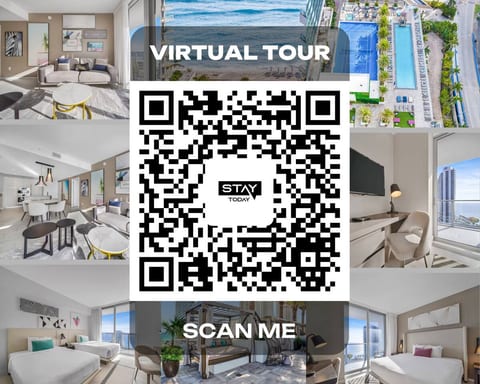 Unlock an exclusive experience with our QR code for a virtual tour of this stunning space! Simply scan and step into a fully immersive walkthrough - get a true feel of every detail before you even arrive. Explore the beauty & comfort of our property.