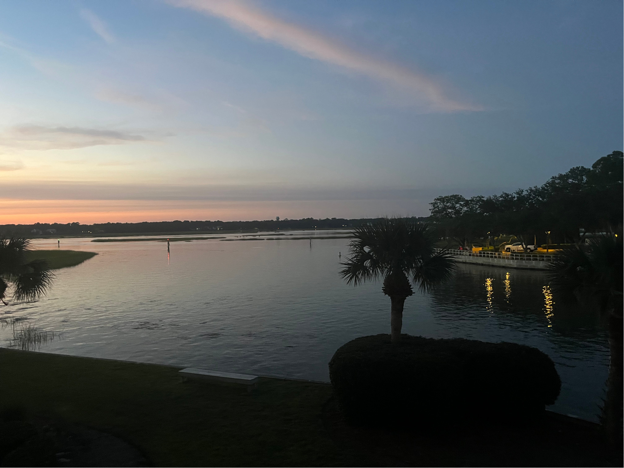 Enjoy the view and the spectacular sunsets and sunrises - The Pearl at Shelter Cove in Palmetto Dunes Resort - Hilton Head Island