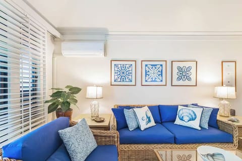 Living Area with pull out sleeper couch