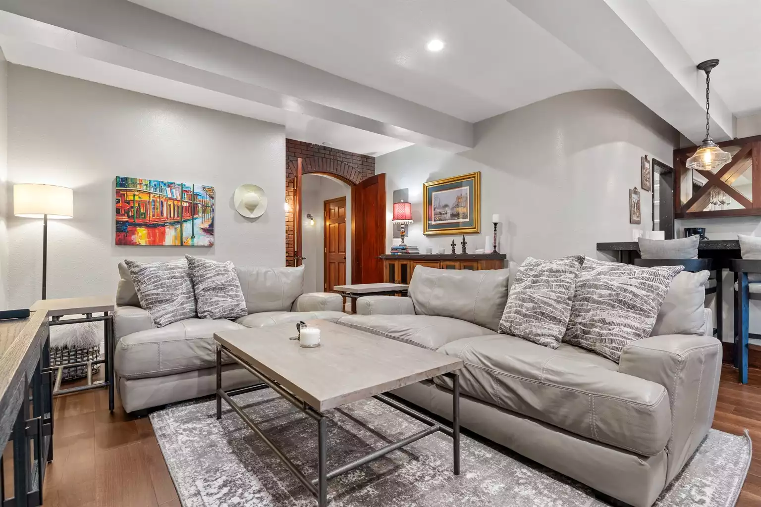 Plenty of living seating