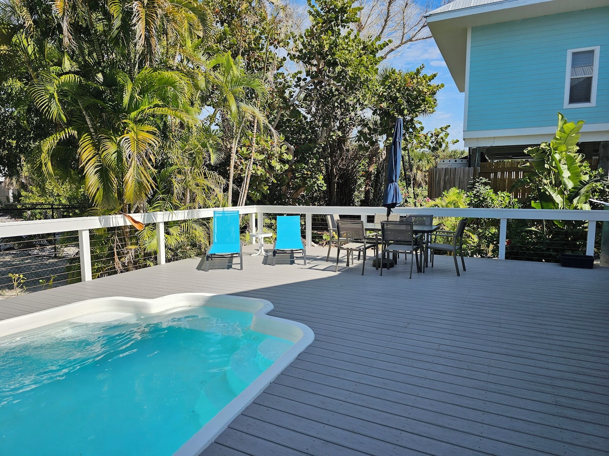 Island Oasis/Hidden Beach House-Private pool