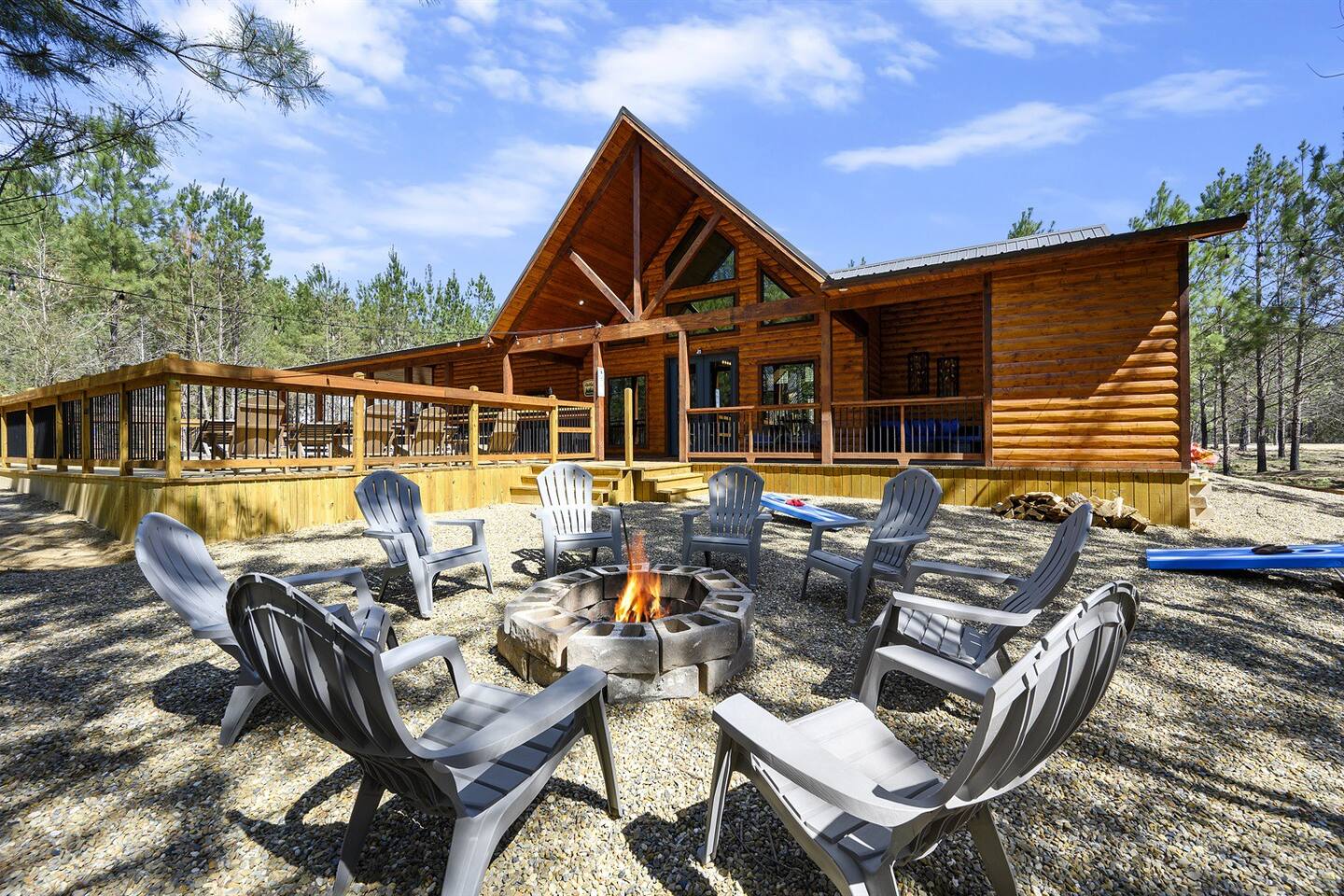 Gather 'round and let stories and s'mores spark under the stars at our cozy firepit.