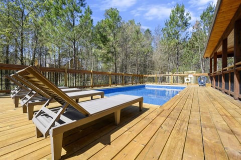 Escape the heat and dive into pure bliss in the sparkling pool