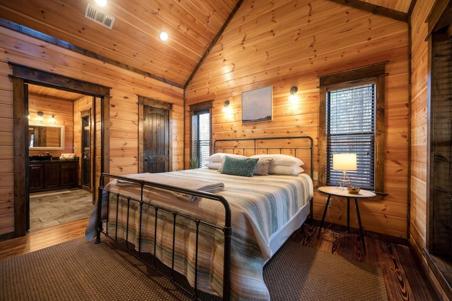 Retire after a busy day in one of the three king beds!