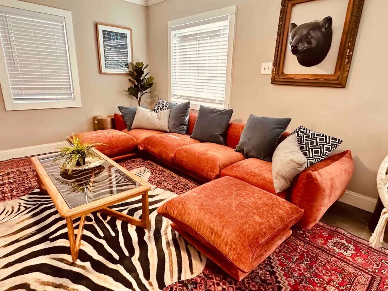 Bohemian house 3/2 hot tub - large yard sleeps 14