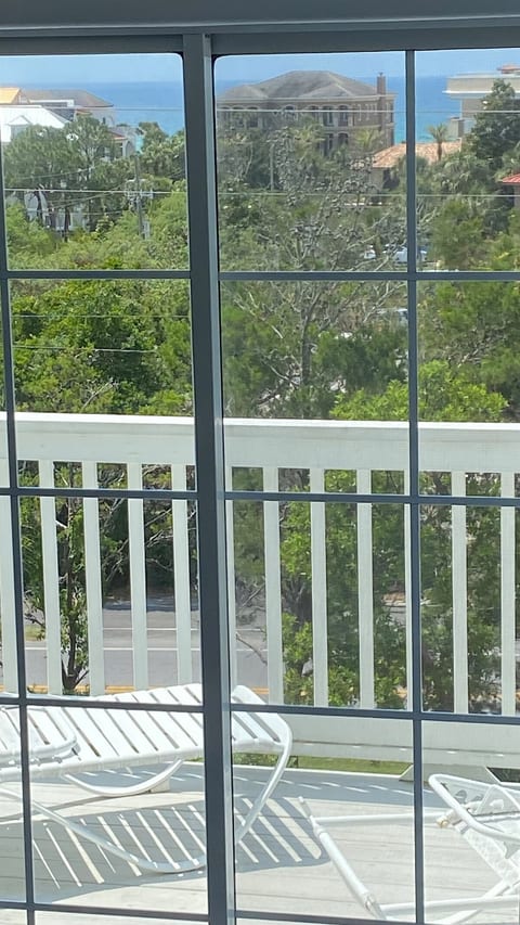 view from top floor deck