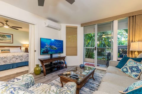 Let ceiling fans and a split AC system make your stay comfortable.