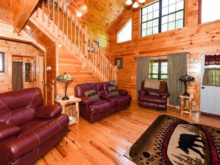 Living Room with Three Recliners