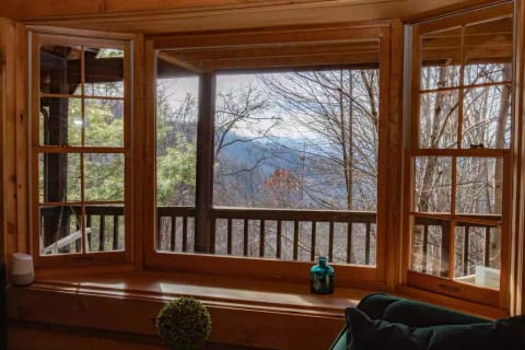 Comfy Cabin easy to Asheville w/❤ Views, Fast Wifi