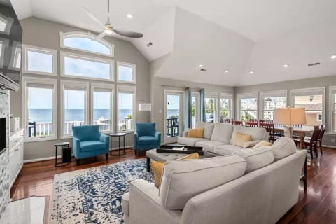 Top Level Great Room & Dining Area