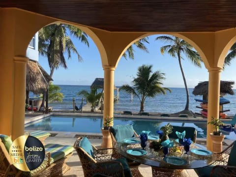 Beach front luxury home, sleep up to 12