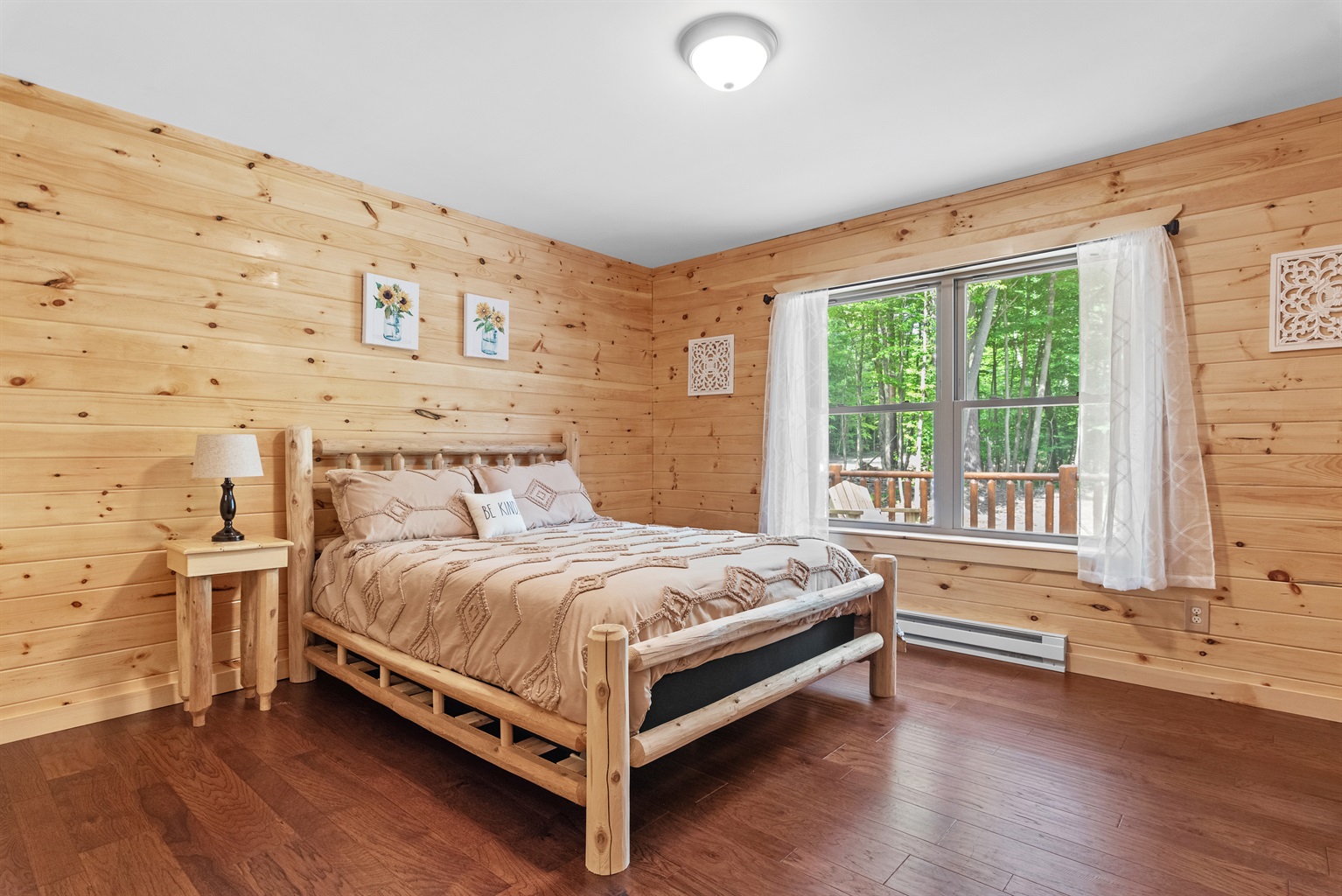 Cedars Log Home : New Lake Front w Kayaks! Hot Tub - Otego Cedars Log Home : New Lake Front w Kayaks! Hot Tub - Otego