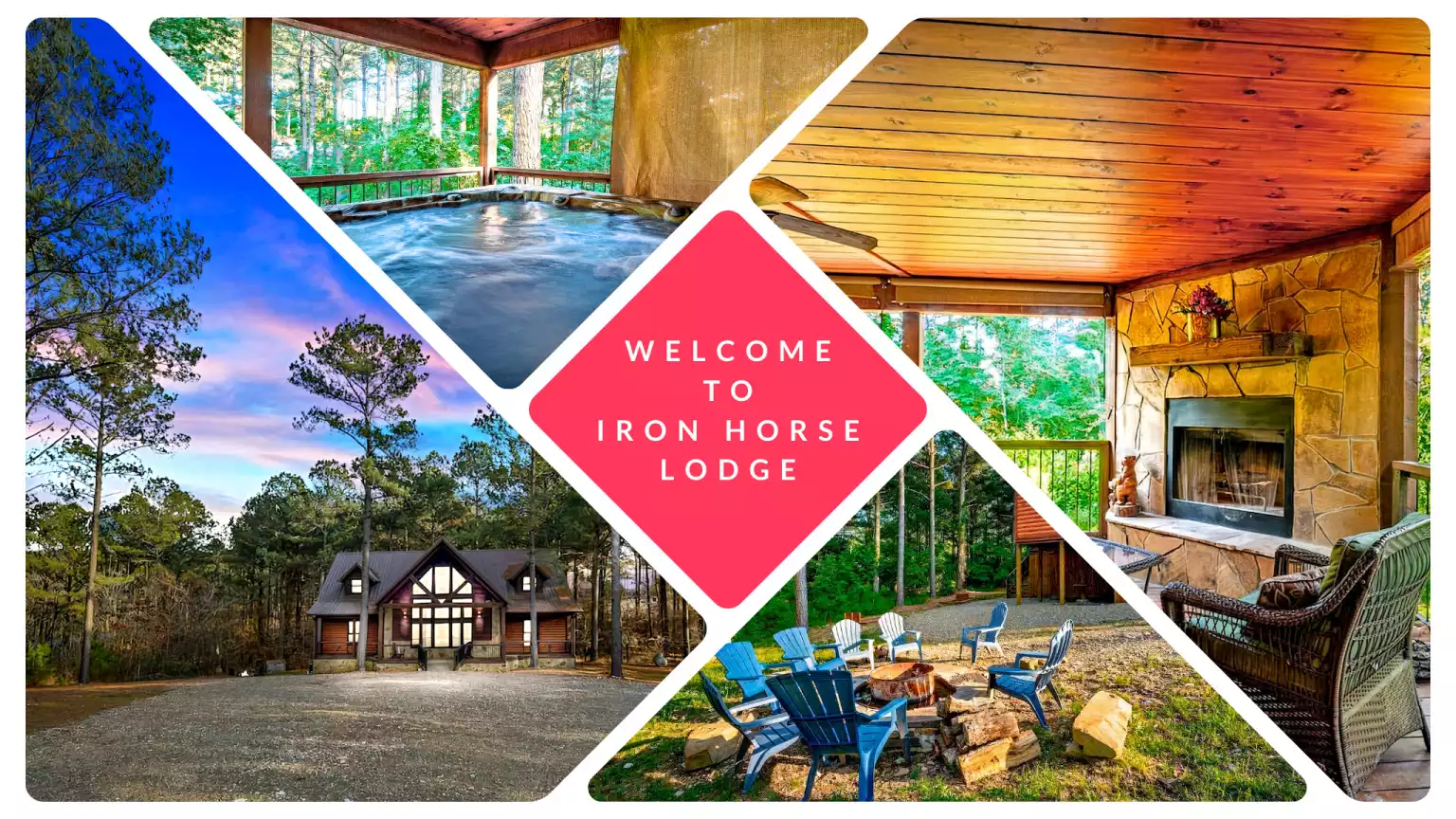 Welcome to Iron Horse Lodge, an 8 bedroom, 18 guest cabin in Broken Bow, Oklahoma Welcome to Iron Horse Lodge, an 8 bedroom, 18 guest cabin in Broken Bow, Oklahoma - Iron Horse Lodge - Broken Bow