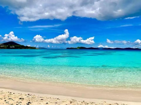 Sapphire Beach only steps away.