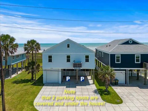 Drive right up to this beachfront property, appropriately named Beachfront Bliss!
