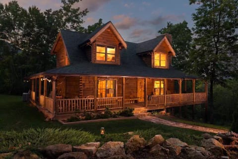 Beautiful view at dusk.