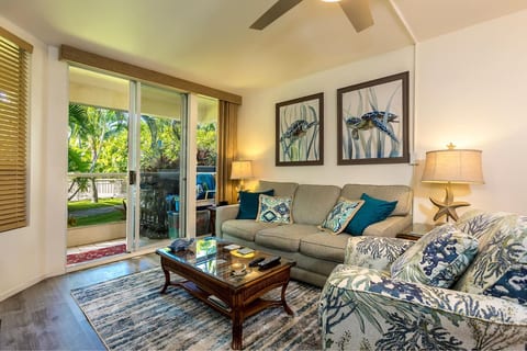 A comfortable Queen size sofa bed easily sleeps 2 guests.