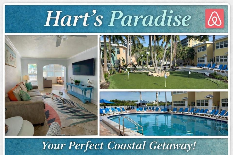 Steps to Beach-Heated Pool-Dock & Putting Green image 1