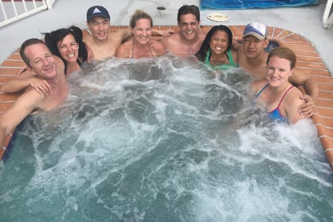 Relax and be rejuvenated with the outdoor Jacuzzi! 