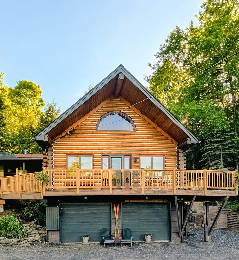 Handcrafted VT Chalet • Walk to Lake • Fire Pit image 1